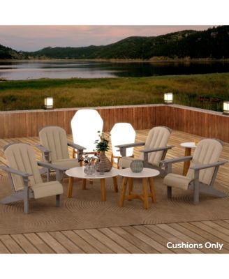 4PCS Adirondack Chair Cushion, Outdoor Chair Cushions,