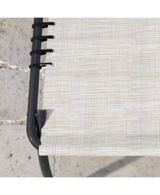 2 Chaise Lounge Pool Chairs, Folding, Reclining