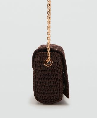Women's Mini Natural Fiber Crossbody Bag
