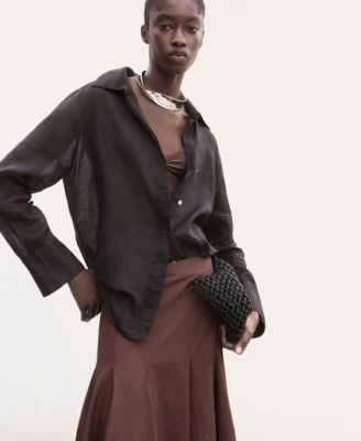 Women's Pleated Midi Skirt