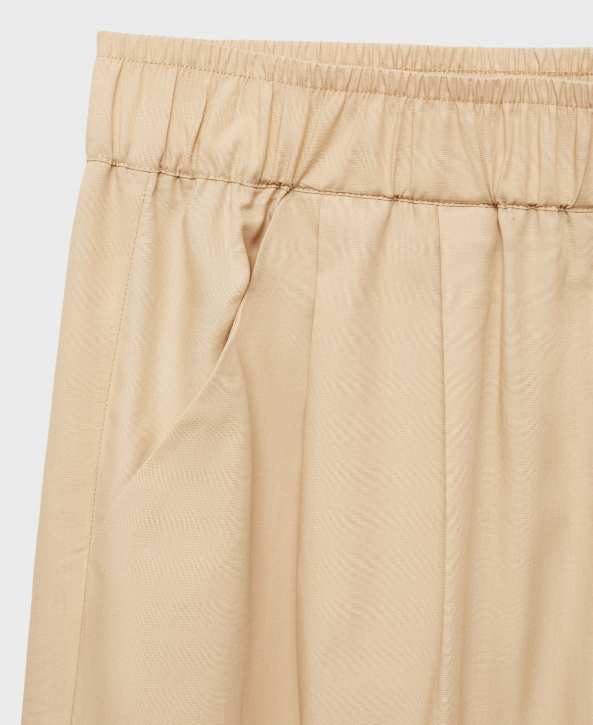 Mango Women's Straight-cut Crop Pants In Brown