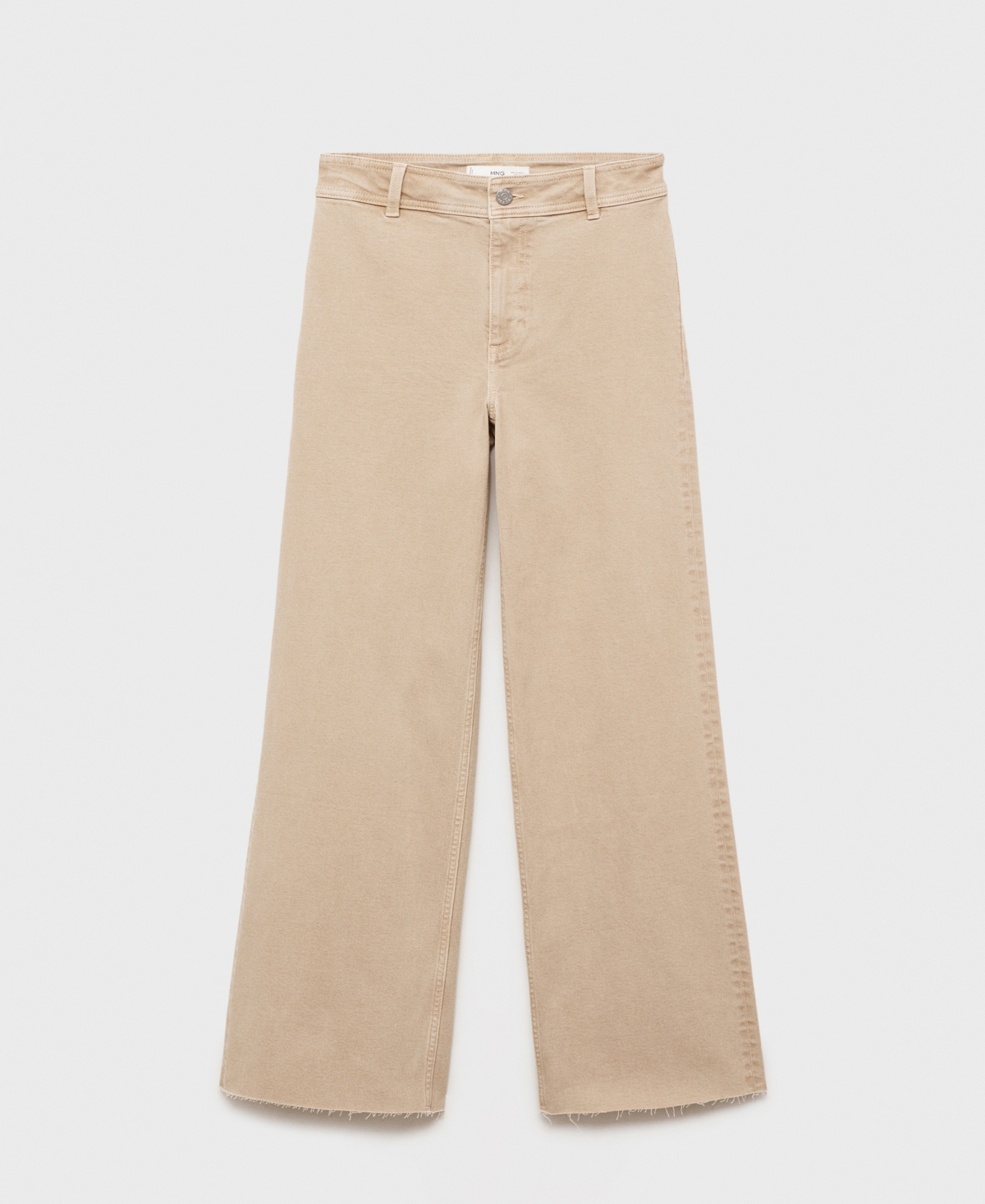 Women's Catherin Culotte High-Rise Jeans - Sand