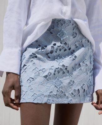 Women's Embroidered Cotton Skirt