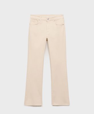 MANGO - Women's Sienna Flared Cropped Jeans