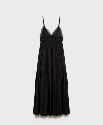 Women's Lace Details Long Dress