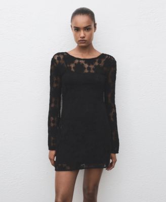 Women's Crochet Short Dress