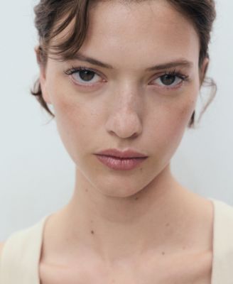 Women's Combined Fabric Flared Dress