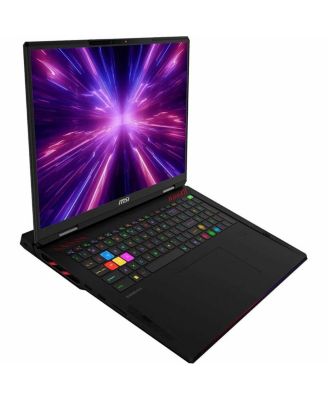 Raider 18 HX AI A2XWIG-014US 18" UHD+ 120Hz Gaming Laptop, Intel Core Ultra 9-285HX 2.8GHz, 64GB RAM, 4TB SSD, NVIDIA GeForce RTX 5080 16GB,