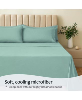 Queen 2PC Ultra Soft Silky Solid Performance Pillowcase Set