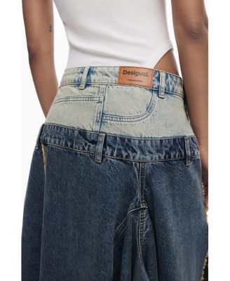 Women's Long skirt with double waistband