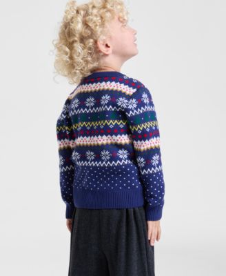 Toddler Boys Fair Isle Sweater, Macy's Exclusive