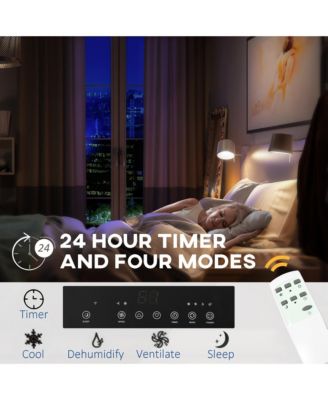 8000/6500BTU Smart Portable Air Conditioner for 344Sq.Ft,