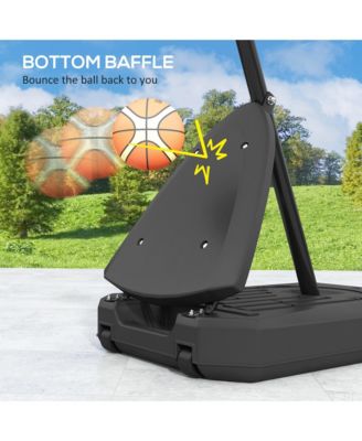 Portable Basketball Hoop 4.9-10' Height Adjustable Basketball Goal