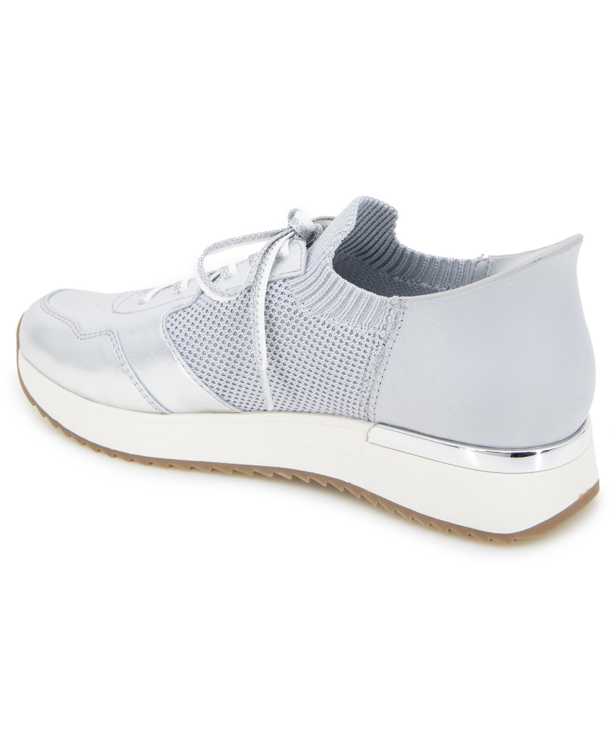 Kenneth Cole Reaction Women's Chic Ez On Sneakers In Silver