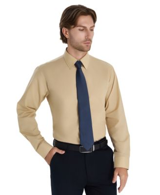 Men's Regular Fit Solid Dress Shirt, Macy's Exclusive
