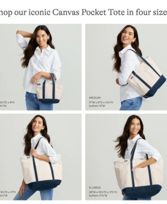 Small Solid Color 3 Pocket Zip Top Canvas Tote Bag