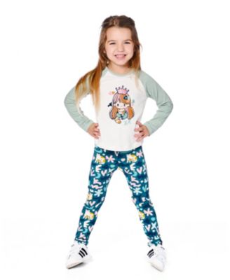 Girl Jersey Raglan Sleeve Tee Off-White - Child