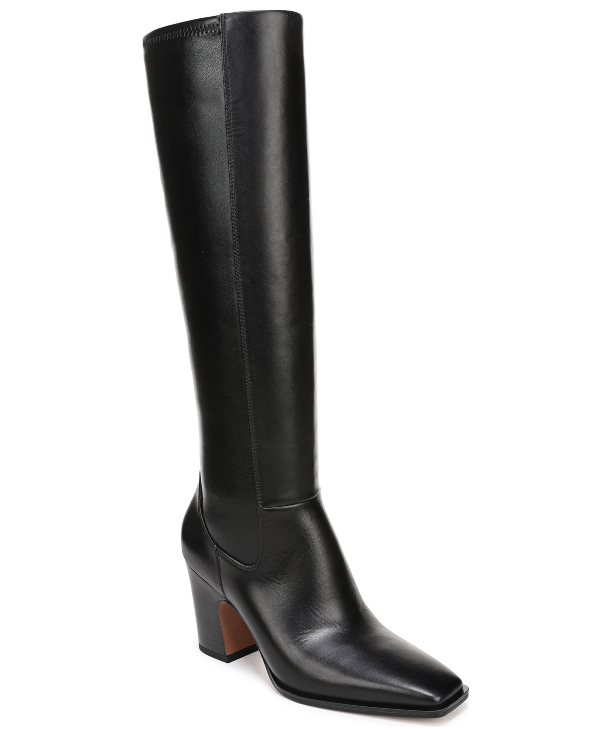 Franco Sarto Womens Jonie Square Toe Zip Tall Boots Regular Wide Calf In Multi