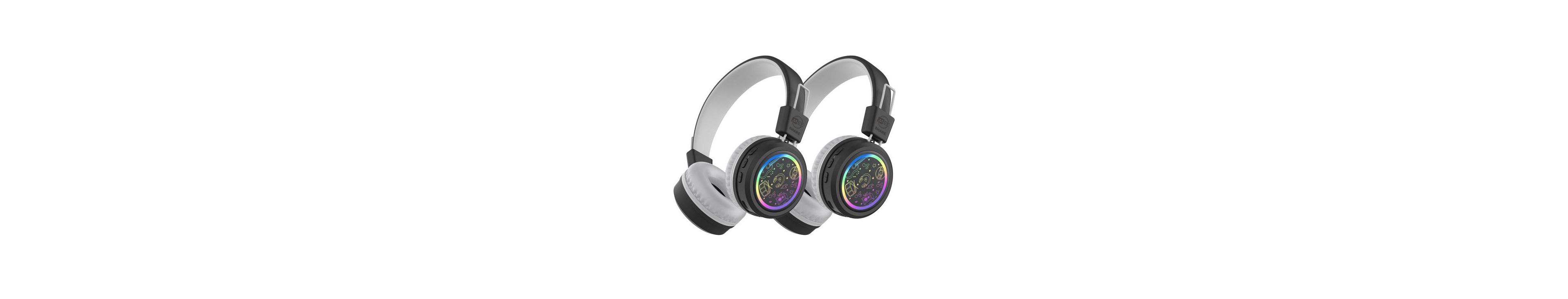 Mee audio KidJamz Share Wireless Headphones for Kids with Multipoint Connectivity and Led Lights (2 Pack)