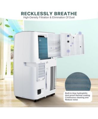 14,000 BTU Portable Air Conditioner - Efficient Cooling for Rooms up to 750 Sq. Ft, Comes with Window Vent Kit & Remote, Space-Saving Design