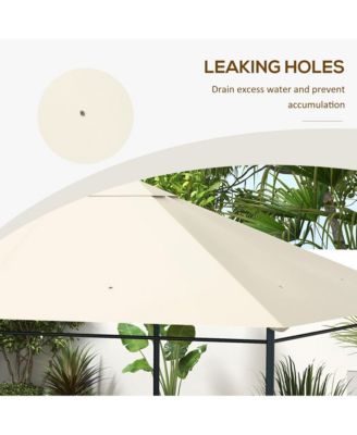 10' x 13' Gazebo Canopy Replacement Roof for 84C-116, Light