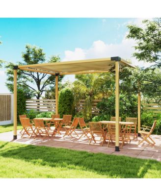 8PCS Pergola Kit Brackets for 4"x4" (Actual 3.6"x3.6") Lumber