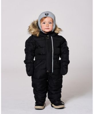 Baby Boys or Baby Girls One-Piece Baby Original Puffy Snowsuit Black - Baby|Toddler