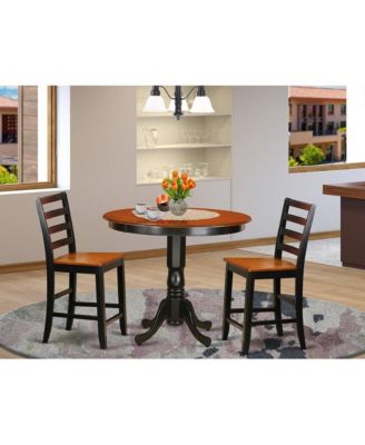 3 PC counter height Dining set - high Table and 2 Dining Chairs