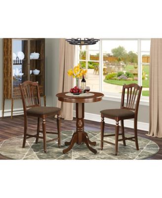 3 Pc pub Table set - pub Table and 2 Kitchen Dining Chairs
