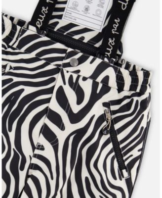 Girl Two-Piece Play Snowsuit with Printed Pants Lavender - Toddler|Child