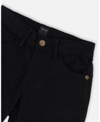 Boy Stretch Twill Pants Black - Toddler|Child