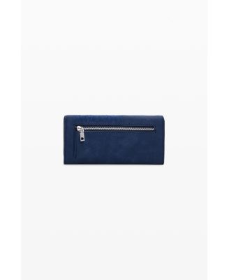 Women's Medium embroidered faux leather wallet