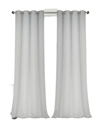 2 Pack: Hotel Thermal Grommet 100% Blackout Curtains, 52 in. W x 95 in. L