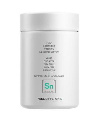 Liposomal Spermidine NAD+ Spermidine Supplement - 500 Mg NAD+ Vitamin C - Nicotinamide Adenine Dinucleotide Pills - 30 Capsules