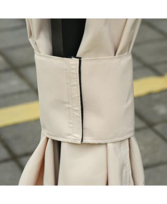 9.84' x 9.84' Gazebo Sidewall Set with Hooks/C-Rings,