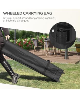 Pop Up Canopy Tent with Netting and Bags, 10' x 10',