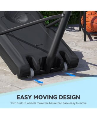 Portable Basketball Hoop, Adult Sized, 5.2-10' Adjustable Height