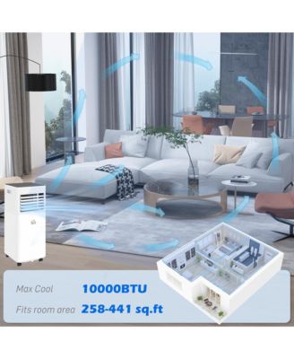 10000 BTU Mobile Air Conditioner for Cooling and Dehumidifying