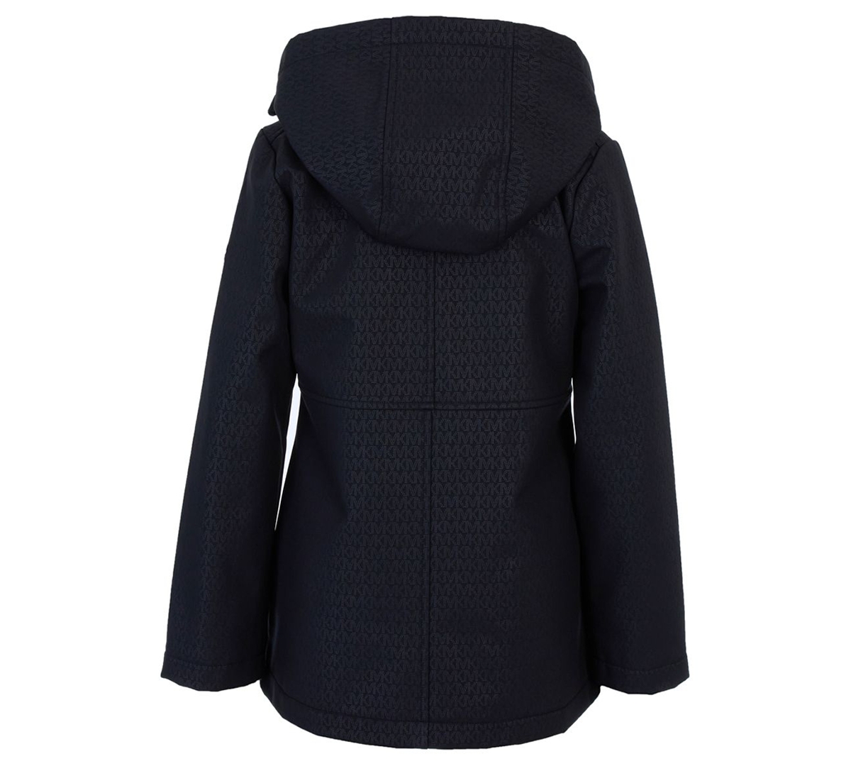 Michael Kors Big Girls Asymmetric Zip Softshell Jacket In Black