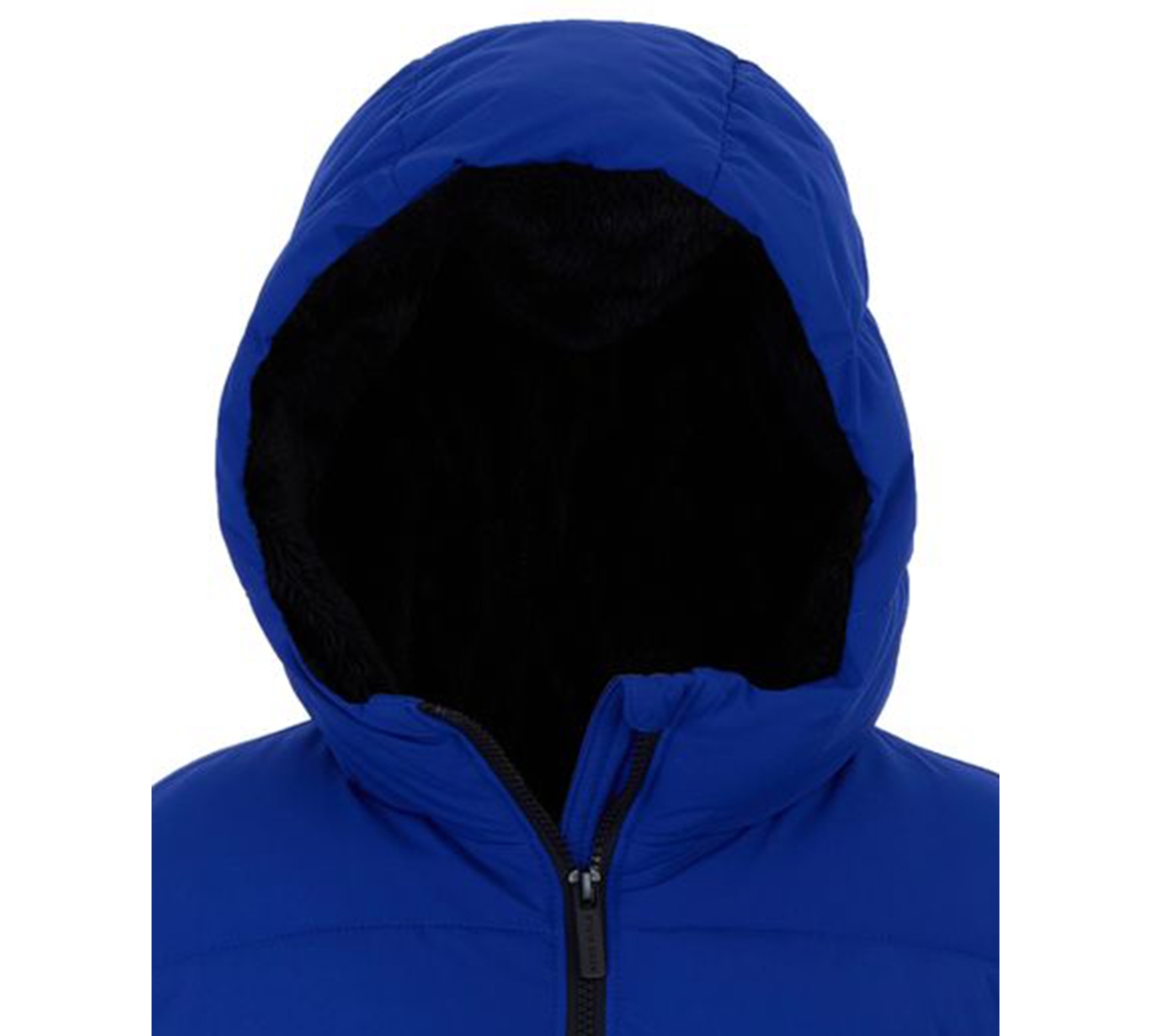 Michael Kors Bcbg Big Girls Berber-lined Puffer Jacket In Blue