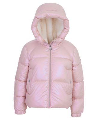 Michael Kors Big Girls Hooded Puffer Coat - Macy's