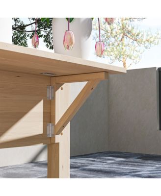 Raised Garden Bed, Wood Raised Planter with Liners,