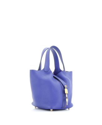 Pre-Owned Hermes PM Picotin Lock Bag Clemence