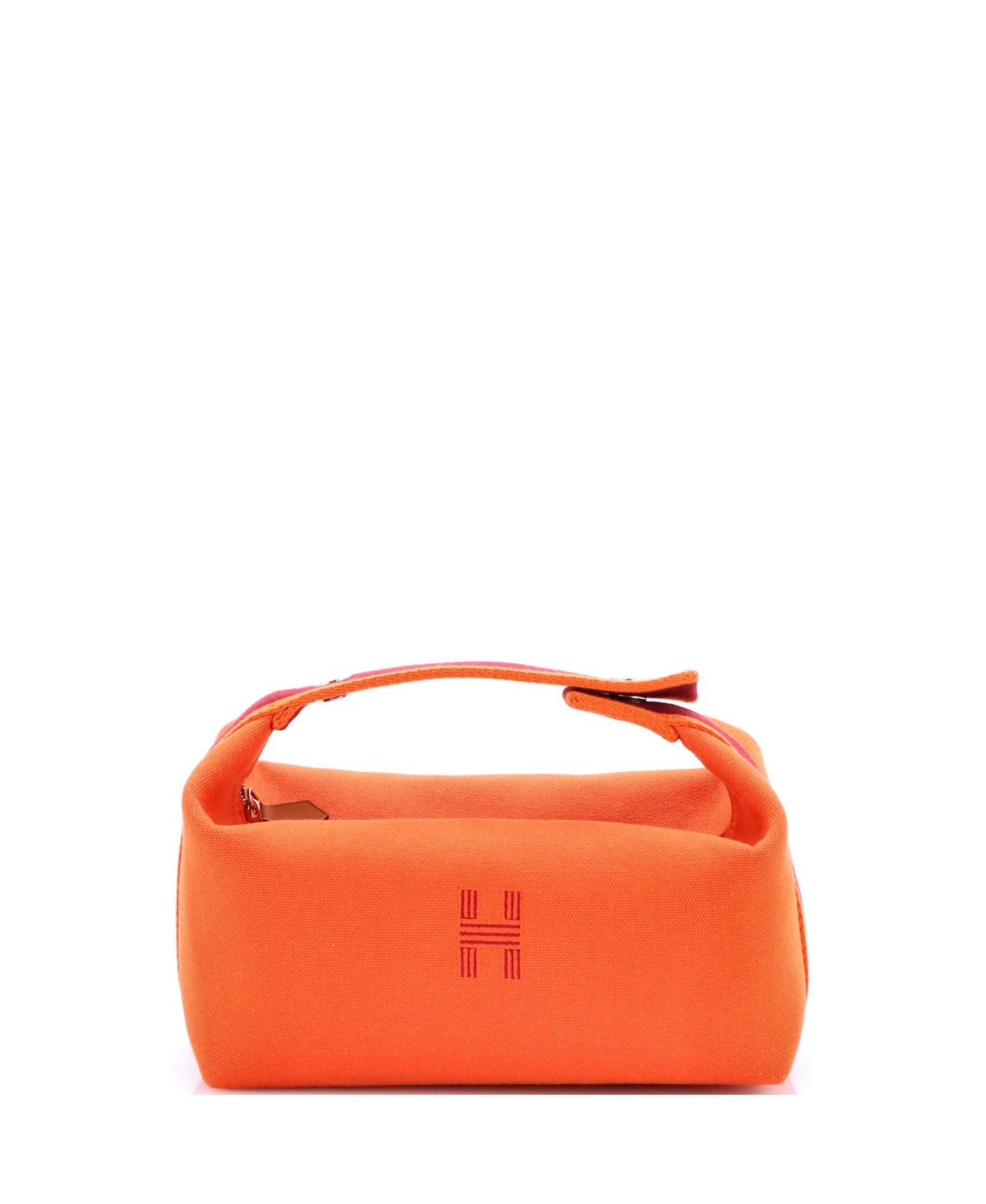 Pre-Owned Hermes Pm Bride-a-Brac Travel Case Toile - Orange