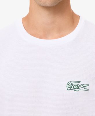 Men's Exclusive Crocodile Waffle-Knit Thermal Shirt