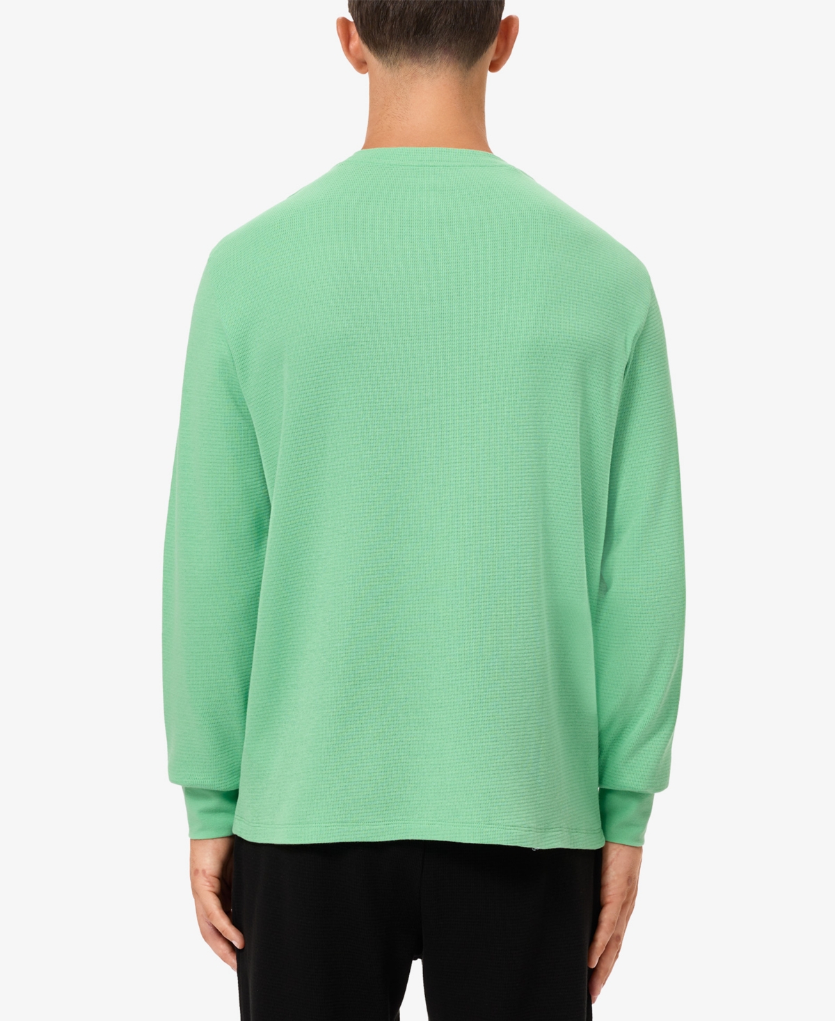 Lacoste Men's Small Croc Thermal Long Sleeve T-Shirt