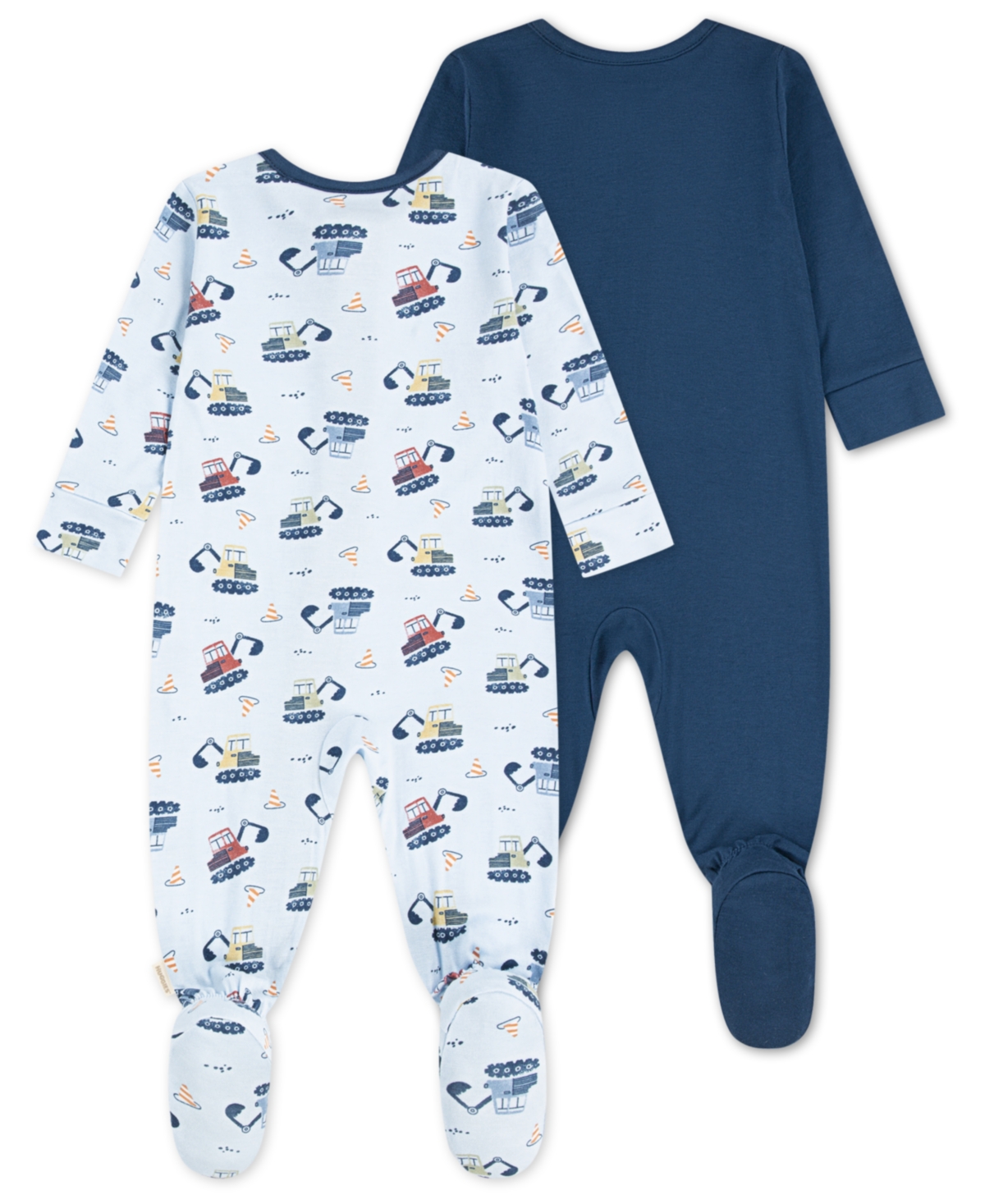 Huggies Baby 2-pack Crewneck Coverall In Blue