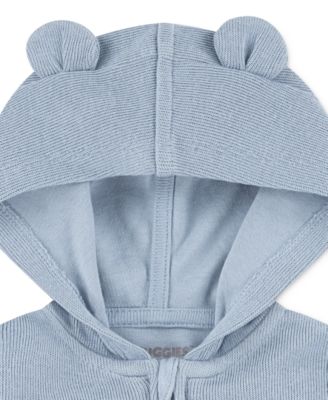 Baby Boy Short Sleeve Bodysuit, Hoodie and Pant, 3-Piece Set