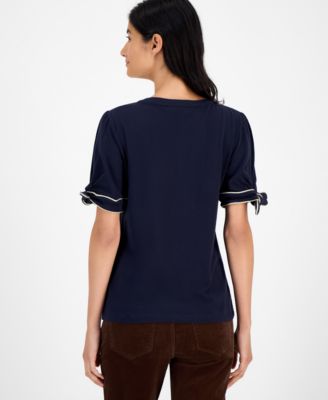 Women's Tie-Sleeve T-Shirt