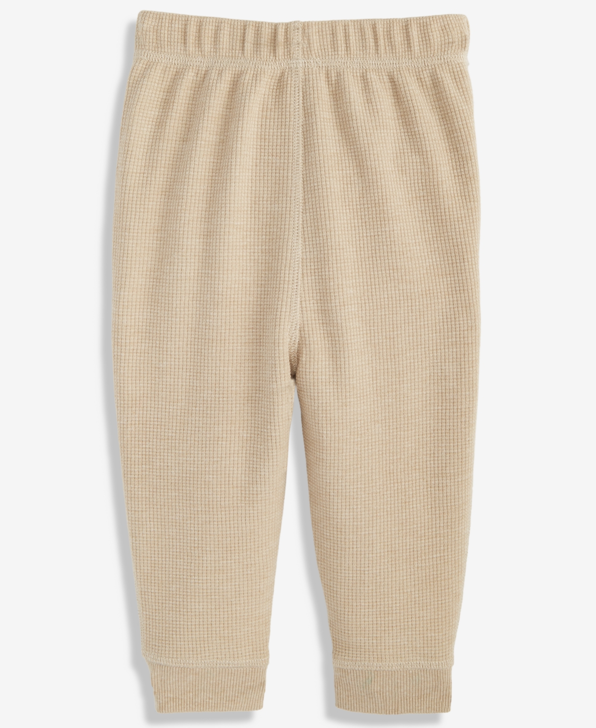 First Impressions Baby Boys Solid Waffle Jogger Pants, Exclusively At Macy's In Brown